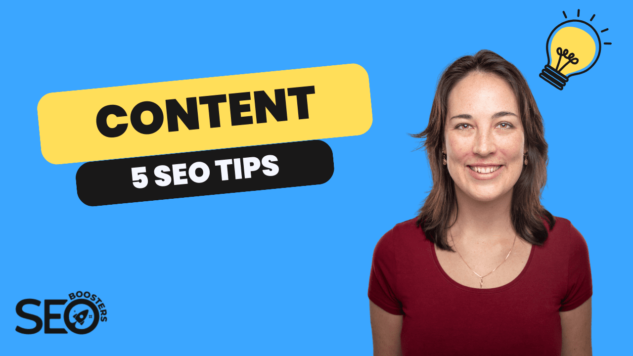 5 SEO content tips